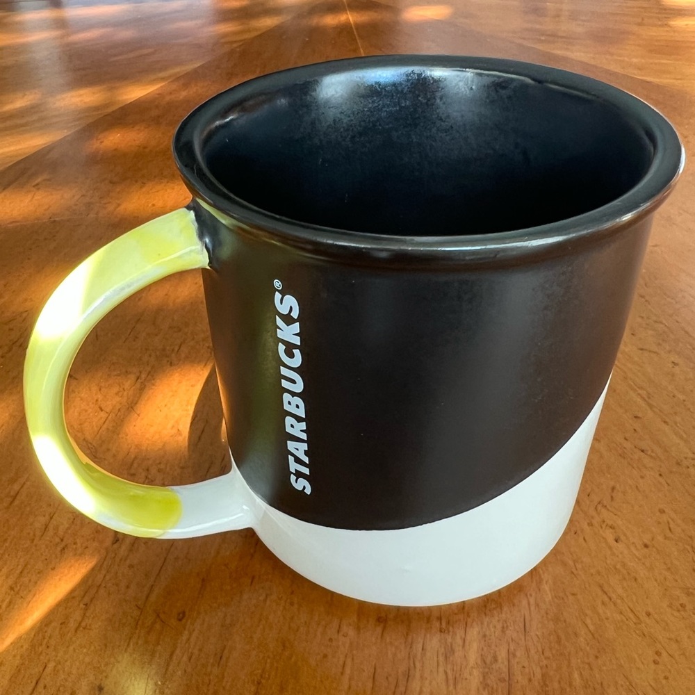 Starbucks Black & Yellow Mug from 2017 Collection 12oz